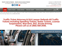 Tablet Screenshot of latrafficattorneys.com